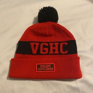 Violent Gentleman winter hat hockey NHL Pom Pom